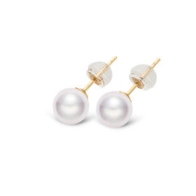 美裕 【至简】金18k海水珍珠耳钉 一根针102698 102701 97457