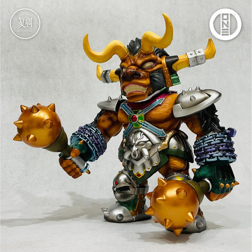 现货 壹工坊 牛魔王 搪胶潮玩 摆件 商品图1