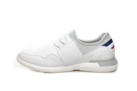 豪麟名鞋奥莱都彭男鞋织物+牛皮革休闲鞋E31111317白色  原价3660元 商品图1