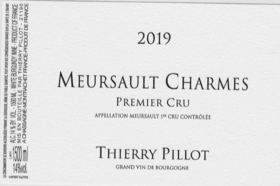 2019 Thierry & Paul Pillot, Meursault 1er Cru Charmes【闪送】（65折）