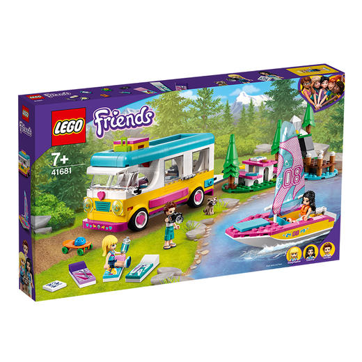 乐高LEGO 森林野营车和帆船 LEGC41681 商品图0