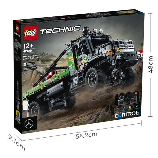 乐高LEGO 4x4 梅赛德斯-奔驰 Zetros 越野卡车 LEGC42129 商品图5