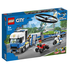 乐高LEGO 警用直升机运输车 LEGC60244