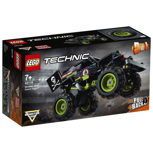 乐高LEGO Monster Jam®Grave Digger车 LEGC42118 商品图0