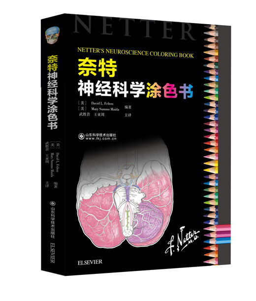 奈特神经科学涂色书  主译：武胜昔  王亚周    山科出版 商品图0