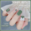 电商现货供应绿色小清新蝴蝶结可拆卸穿戴美甲无痕软甲假指甲贴片 商品缩略图0