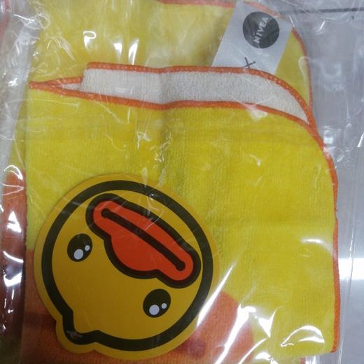 妮维雅纯棉小黄鸭方巾 商品图0