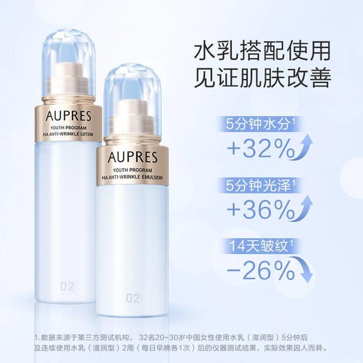 欧珀莱臻萃轻龄玻尿酸淡纹水乳 商品图2
