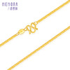 【按克计价黄金1】MEMORA诗普琳珠宝足金黄金侧身链素金链子GN213601（线上专供） 商品缩略图9