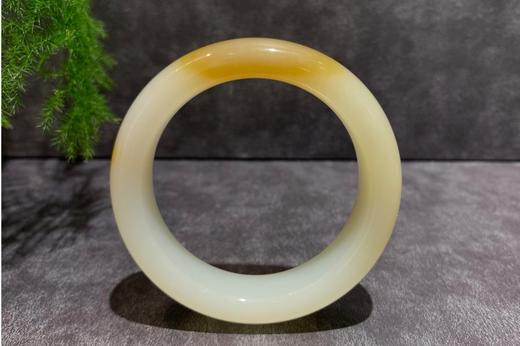 【御珠宫坊·传承系列】羊脂白玉手镯56.5mm 商品图2