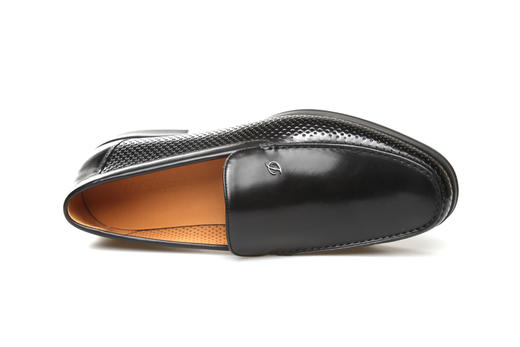 豪麟名鞋奥莱都彭男鞋牛皮革商务鞋E31131032黑色  原价4260元 商品图2