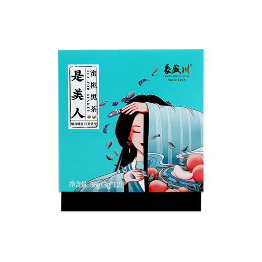 【宜昌助农馆】长盛川·蜜桃黑茶  3g*12包/盒 商品图1