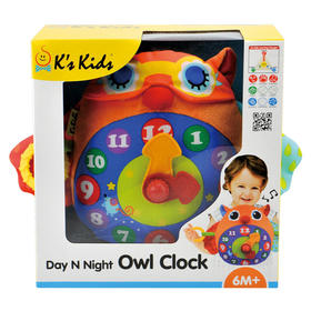 KS KIDS  猫头鹰学习钟  KDSCKA10662