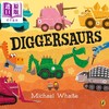 【中商原版】Diggersaurs 忙碌的恐龙工程车系列3册套装 图画多彩活泼 儿童趣味想象故事绘本 英文原版 进口图书 3-7岁 商品缩略图1