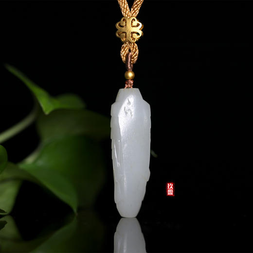 和田玉（白玉）籽料挂件--佛头20.706g 商品图5