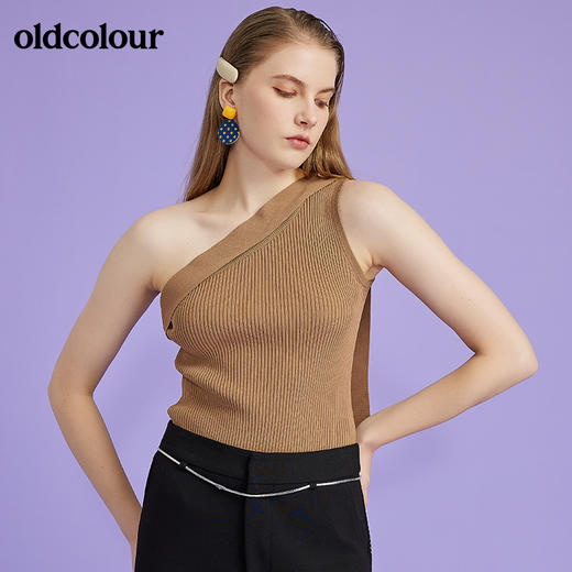 oldcolour春新款修身百搭背心打底衫O10008002 商品图4
