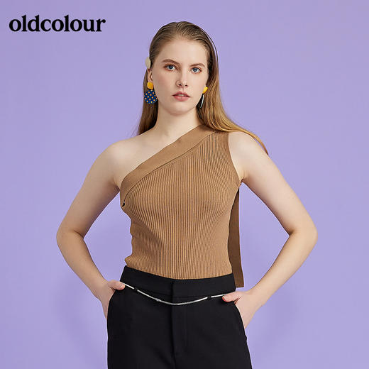 oldcolour春新款修身百搭背心打底衫O10008002 商品图9