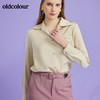 oldcolour欧珂2022春新商场同款长袖衬衫套头衫女O11013122 商品缩略图9