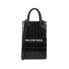 BALENCIAGA 巴黎世家 女士小牛皮鳄鱼压纹提挎包 墨绿色 593826 1LR3N 3011 商品缩略图0