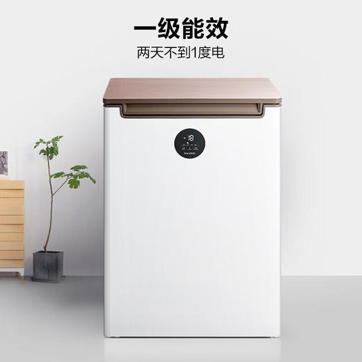 美的(Midea)150升迷你家用小冷柜冷藏冷冻变温柜一级能效净味冰柜BD/BC150KEV 商品图1