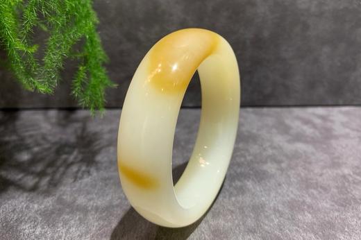【御珠宫坊·传承系列】羊脂白玉手镯56.5mm 商品图1