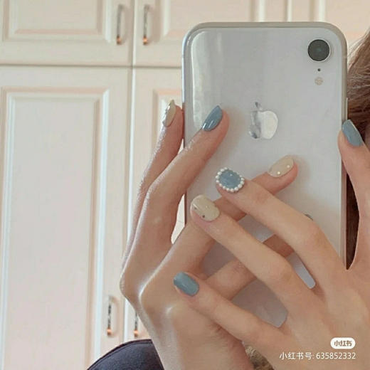 特价美甲成品小清新糖果极光小熊甲可拆卸防水穿戴甲学生纯手工光 商品图1