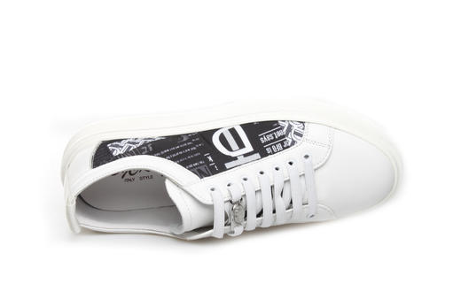 豪麟名鞋奥莱迪嘉男装牛皮革动感休闲鞋DJBZA21MX007白色  原价1660元 商品图2