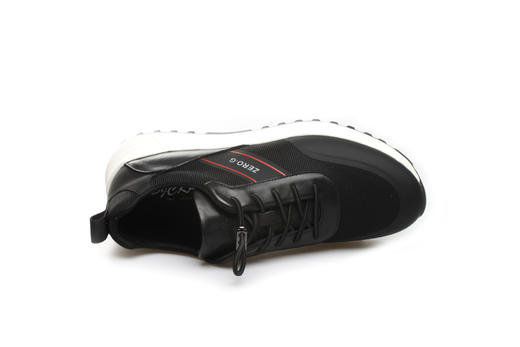 豪麟名鞋奥莱迪嘉男装牛皮革/织物动感休闲鞋DJWTO21MX202黑色  原价1660元 商品图2