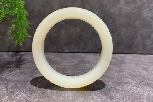 【御珠宫坊·传承系列】羊脂白玉手镯57mm 商品图5