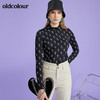 oldcolour欧珂春秋新款时尚长袖T恤套头衫打底衫O11023113 商品缩略图6