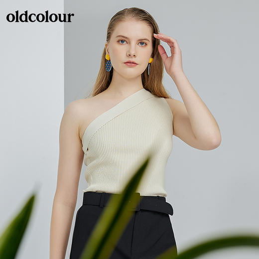 oldcolour春新款修身百搭背心打底衫O10008002 商品图7