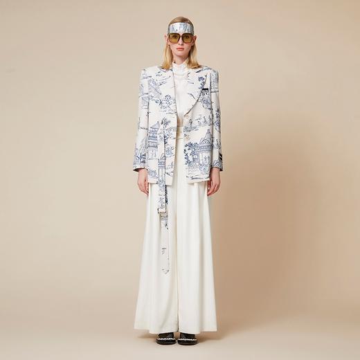 雍正十二月行乐图廓形西装外套 商品图3