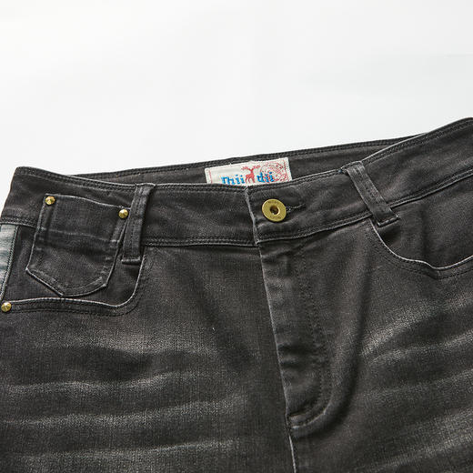 MIIDII谜底2022春新款舒适紧身显瘦九分裤小脚牛仔裤女221MK0015 商品图3