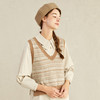 famecoco范可儿小香风女士马甲春日系叠穿针织背心F221CA010 商品缩略图1