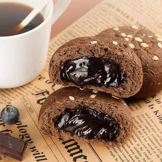 全麦巧克力欧包6个装【健康面包系列】保质期30天【券15天有效期，到期可退】 商品图0