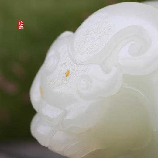 和田玉（白玉）籽料挂件--貔貅62.11g 商品图4