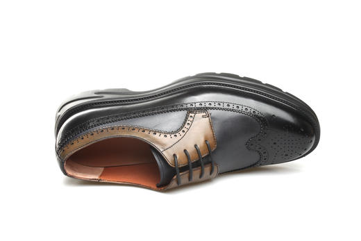 豪麟名鞋奥莱都彭男鞋牛皮革皮鞋E31120930黑色  原价4960元 商品图2