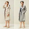 Famecoco范可儿卡其色风衣女中长款气质修身外套春F221AT007 商品缩略图4