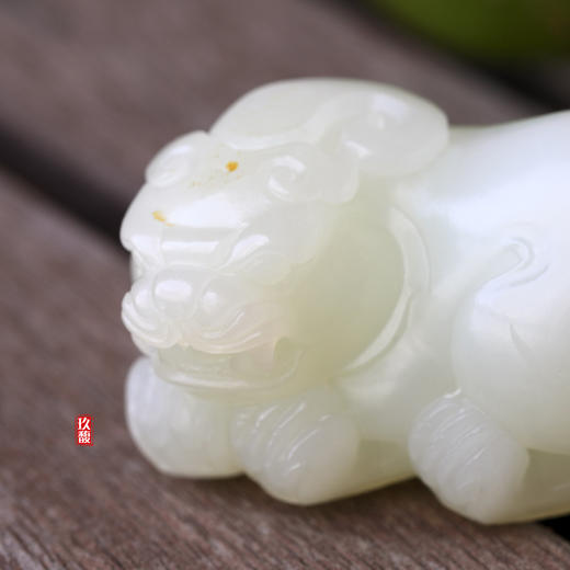 和田玉（白玉）籽料挂件--貔貅62.11g 商品图2