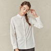 Famecoco范可儿拼接条纹衬衫女早春小众别致上衣F221BA015 商品缩略图3