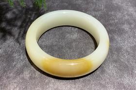 【御珠宫坊·传承系列】羊脂白玉手镯56.5mm