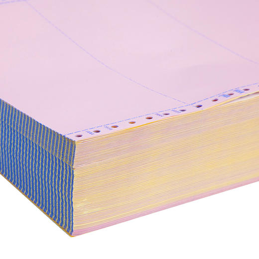 齐心 C6272K 晶纯电脑打印纸241-1 三等份 1000页撕边 商品图3