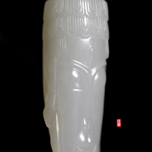 和田玉（白玉）籽料挂件--佛头20.706g 商品图3