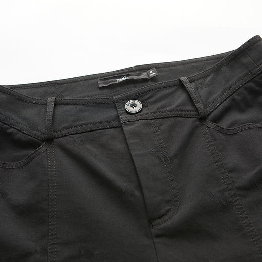 谜底2022春新款复古紧身喇叭裤女阔腿微喇职业西装裤女221MK0080 商品图3