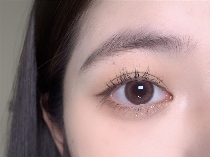 LILYANNA半年抛隐形眼镜 甜氧奶咖14.2mm 1副/2片-VVCON美瞳商城11