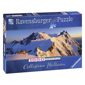 Ravensburger拼图  平面拼图1000片全景 阿尔卑斯勃朗峰  RAVC150809