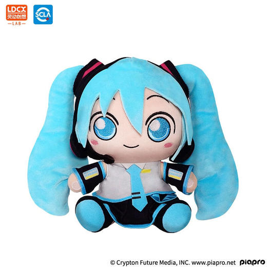 灵动创想 VOCALOID 初音未来/巡音流歌/镜音铃/镜音连 拉手手 毛绒玩偶 商品图0