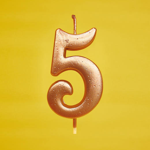 炫彩数字蜡烛5 商品图0