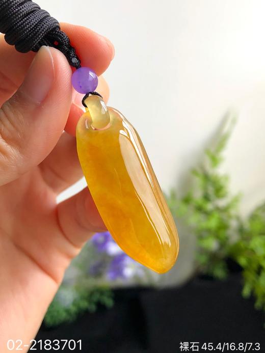 高冰黄翡福瓜裸石【02-2183701】具体价格微信咨询 商品图1