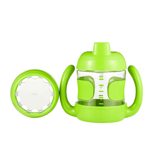 OXO  OXOtot奥秀新款吮吸杯套装(配练习杯盖)(绿色)  OXOC6172800 商品图5